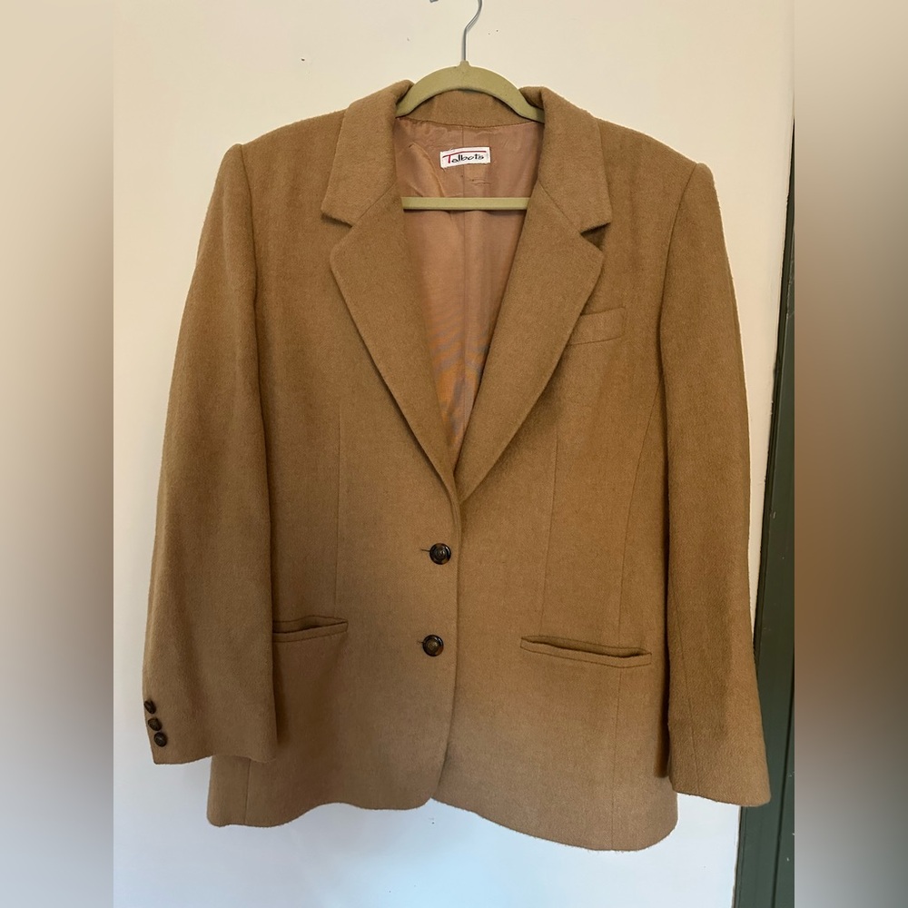 Vintage Wool Camel Blazer Ws L